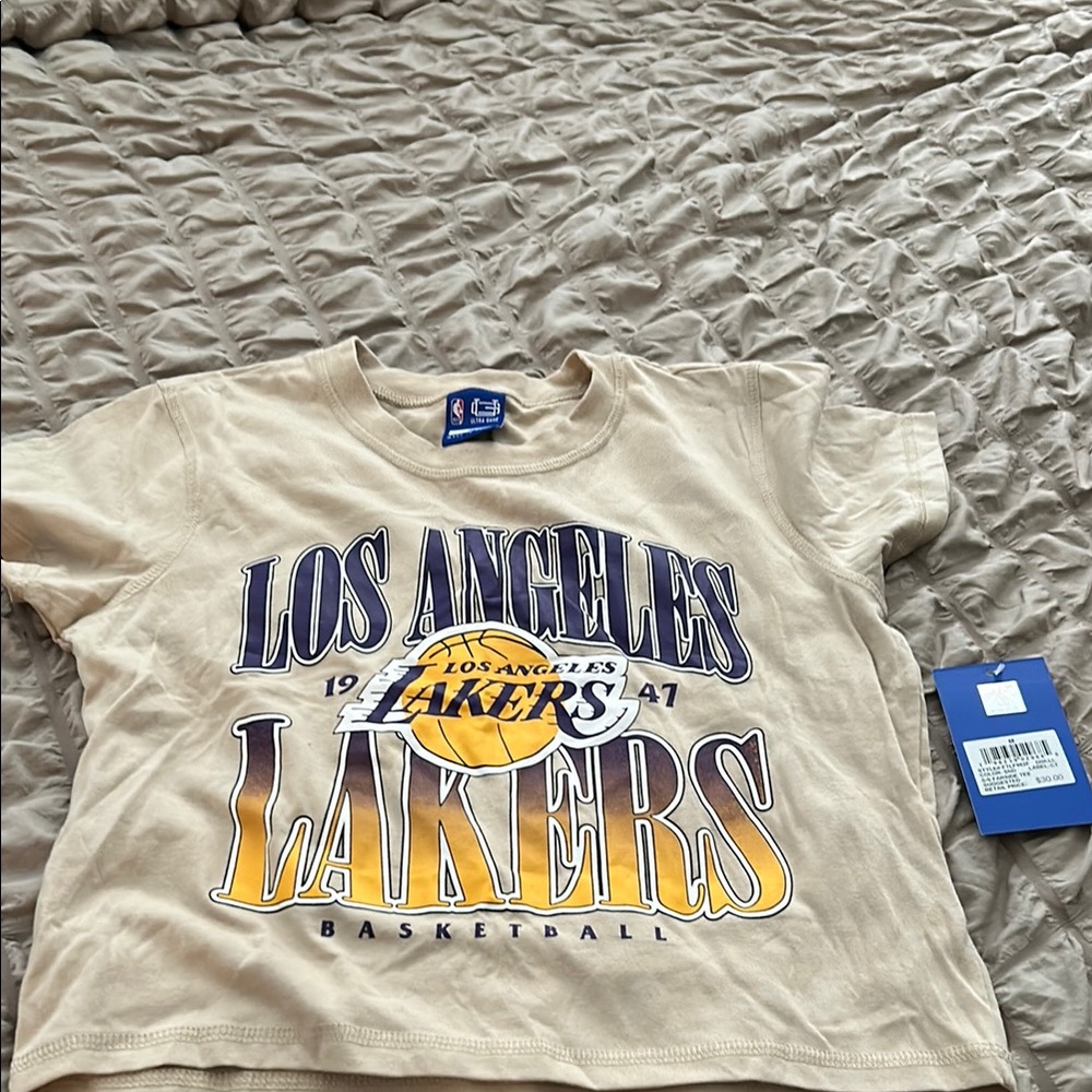 Los Angeles Lakers Kids Beige T-Shirt